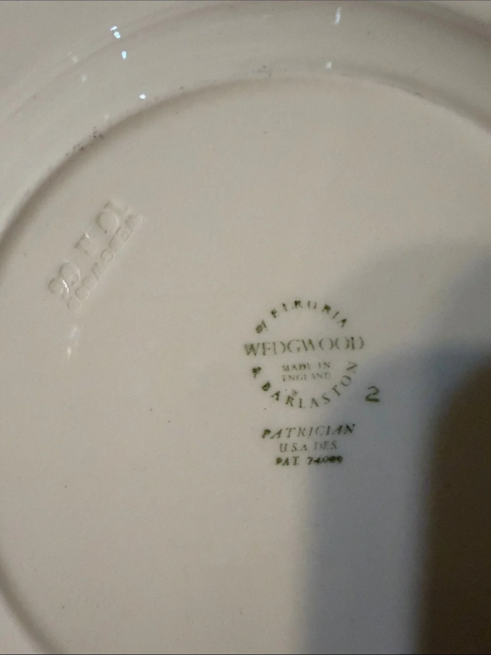 Vintage Wedgwood Patrician Salad Plates - Set of 4  8 3/8”